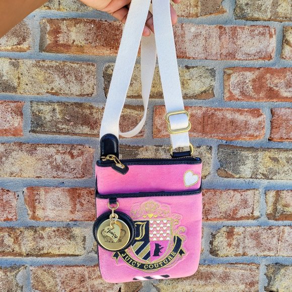 Juicy Couture Handbags - Juicy Couture Pink Crossbody Bag